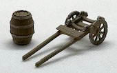 15mm 2 Wheeled Barrel Cart