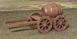 15mm 4 Wheeled Barrel Cart