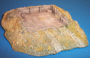 Company B Resin Terrain 28mm Enclosed Bunker Large #2 Pack New