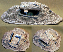 Company B Resin Terrain 28mm Enclosed Bunker Large #2 Pack New