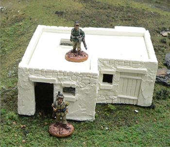 Company B Resin Terrain 28mm Enclosed Bunker Large #2 Pack New